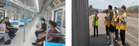 帶領(lǐng)輪崗員工參觀江跳線 輪崗員工前往南涪公司學(xué)習(xí)貨運(yùn)知識.png